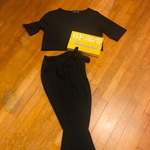 BooHoo Crop Set